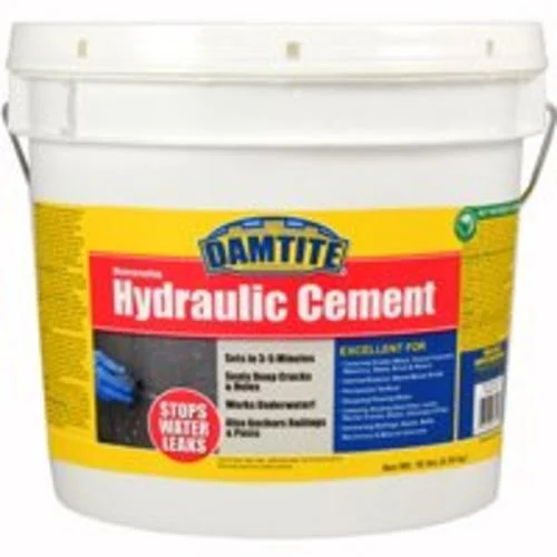 Damtite Waterproofing 17121 Waterproofing Hydraulic Cement 10 Pound Quick Setting Cement