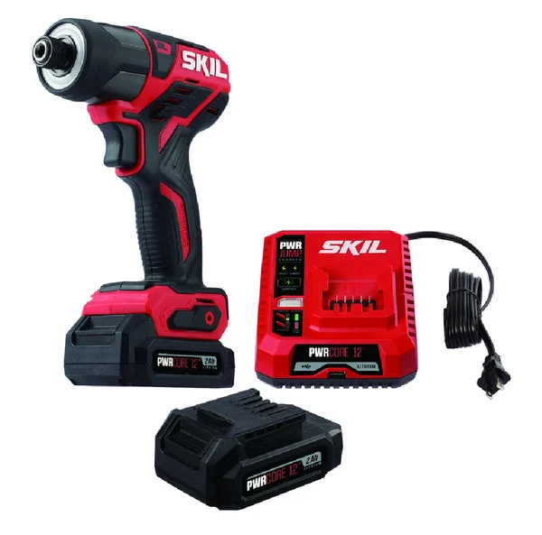 Skil ID574402 Cordless Brushless 2-Speed Impact Driver Kit 12 Volts Power Tool