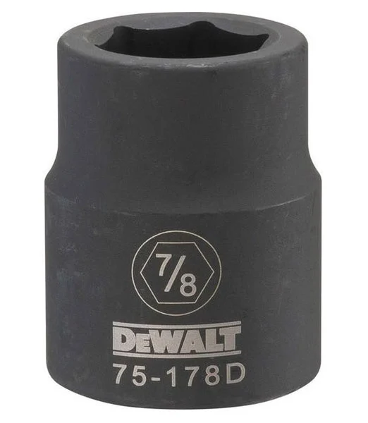 DeWalt DWMT75178OSP Impact Socket SAE 3/4 Inch Drive 7/8 Inch Professional Grade