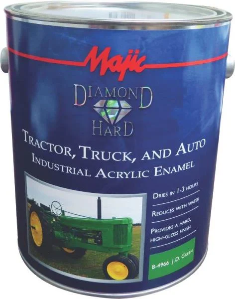 2 Gallon JD Green Industrial Acrylic Enamel Paint by Majic Diamond Hard