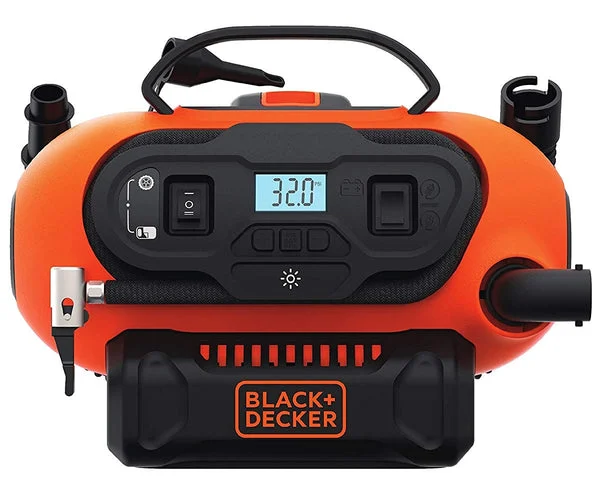 Black & Decker BDINF20C Cordless Multi-Purpose Inflator 20 Volt for Tires Balls & More