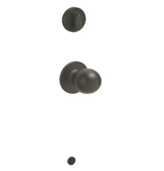 Schlage JH59CNA716 Aged Bronze Corona Knob Interior Handleset