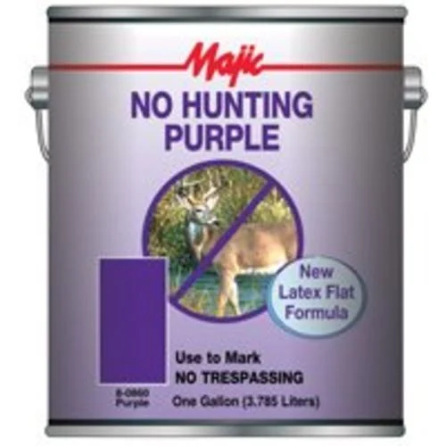 Majic 8-0860-1 Latex Paint Gallon Purple Interior Exterior Wall Paint