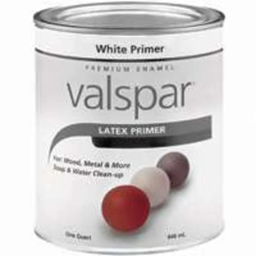 Valspar 410.0065054.005 White Acrylic Latex Primer 1 Quart for Interior