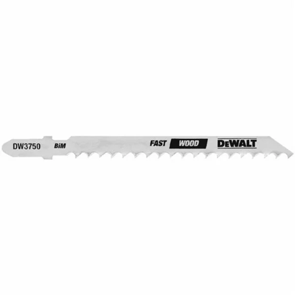 Dewalt DW3705-5 8-TPI Jigsaw Blade, 4" for Wood Cutting