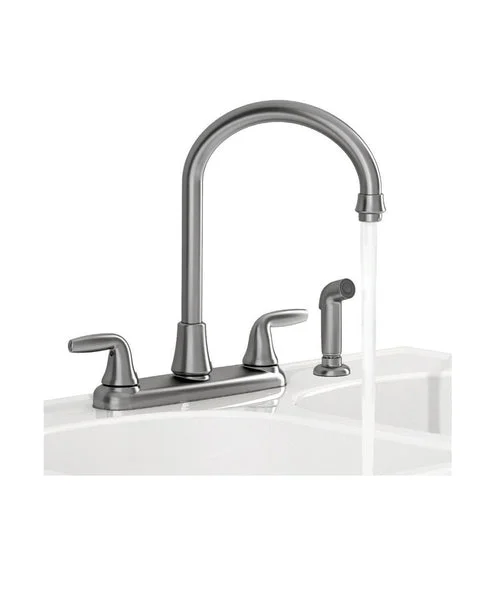 American Standard 9316451.075 Two Handle Kitchen Faucet with Side Spray