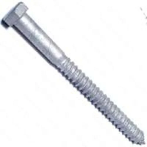 Midwest 05600 6 Inch Galvanized Hex Lag Screw for Heavy Duty Fastening