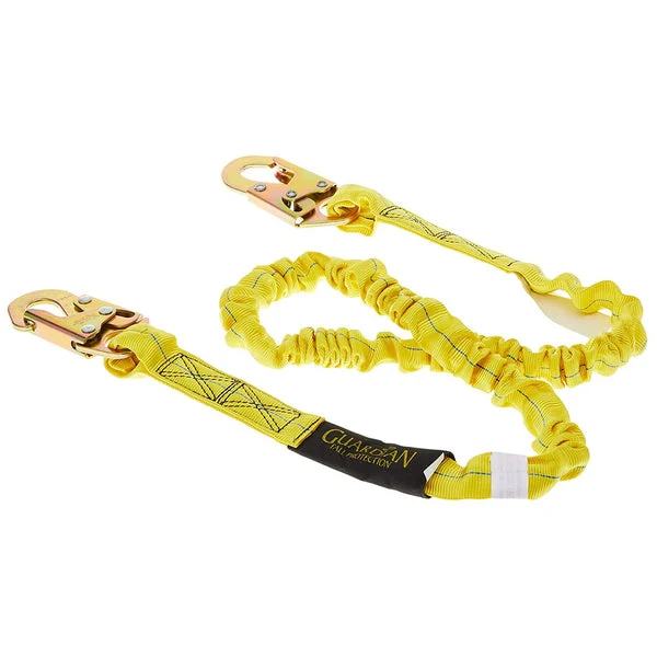 Guardian 11200 Fall Protection Internal Shock Lanyard Polyester 6-ft