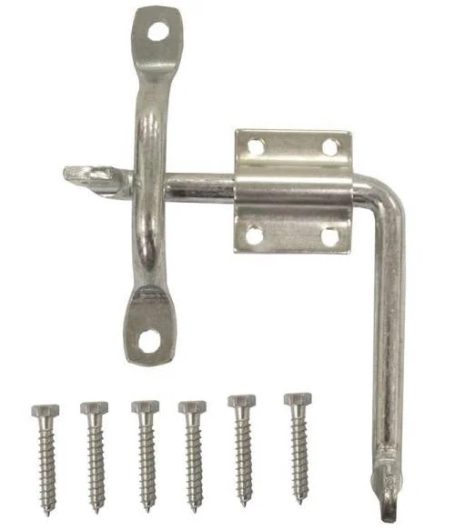 Prosource LR-184-PS Heavy-Duty Gate Latch Zinc Plated for Secure Fencing