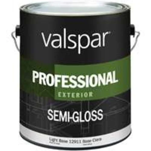Valspar 045.0012911.007 Professional Exterior Latex Paint Semi-Gloss Light Base 1 Gallon