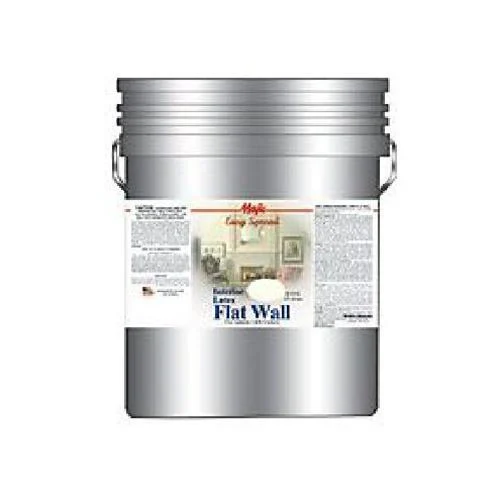 Majic 8-1010-5 White Interior Latex Flat Wall Paint 5 Gallon