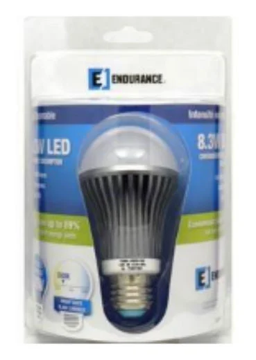 Endurance LG60RB4-D-END Dimmable LED Bulb 8.2 Watts Energy Efficient Light Bulb