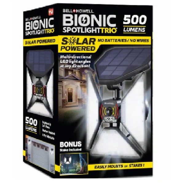 Bell-Howell 7844 Bionic Spotlight Trio 8 Watts Super Bright LED Flashlights