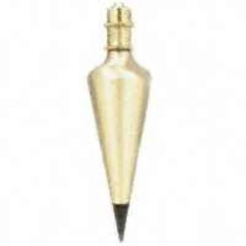 General Tools 800-12 Brass Plumb Bob 5 x 1-3/8 Inch for Precision Leveling