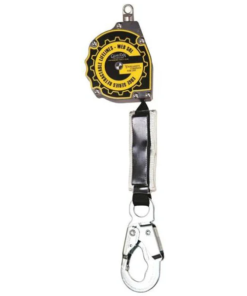 Guardian 10900-QC Retractable Lifeline Aramid Fiber Webbing Aluminum 11'