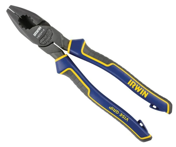 Irwin 1902414 VISE-GRIP High-Leverage Lineman's Pliers 8 Inch Electrical Tool