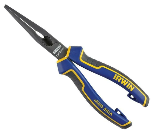 Irwin 1902418 VISE-GRIP Standard Long Nose Pliers 8 Inch Professional Grade Tool