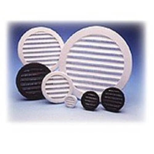 Maurice Franklin PLB-100-3 Inch Round Plastic Louver with Insect Screen Brown 4-Pack