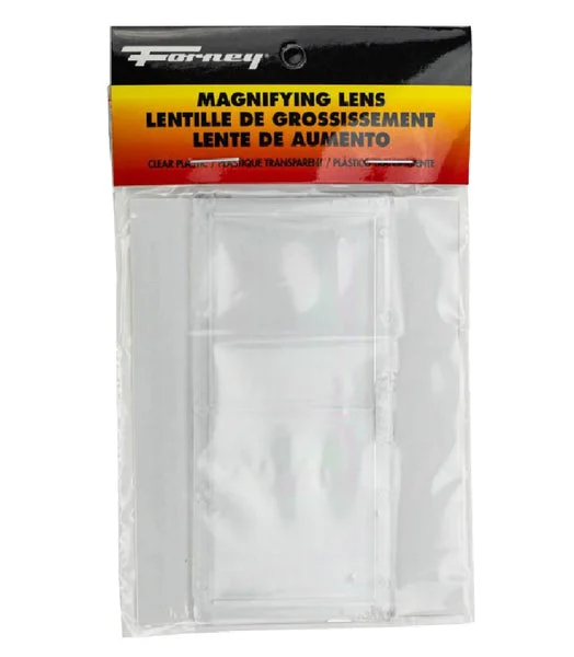 Forney 55767 1.0 Diopter Magnifying Lens Plastic Lightweight Magnifier