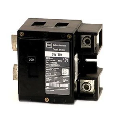 Eaton BW22OO Double Pole Main Circuit Breaker 200 Amp for Electrical Panels
