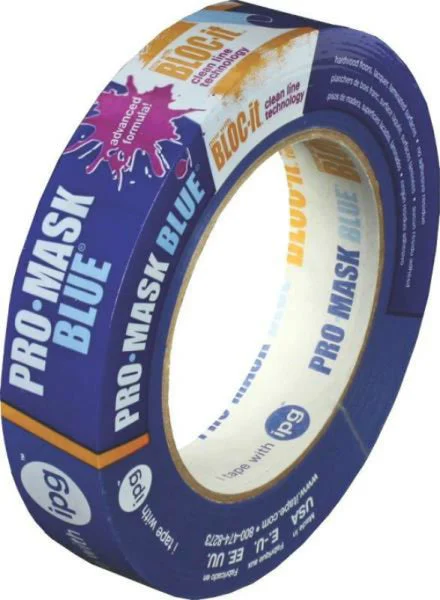 Intertape Pro Mask 9531-1 Blue Masking Tape 0.94 Inch x 60 Yards Professional Grade