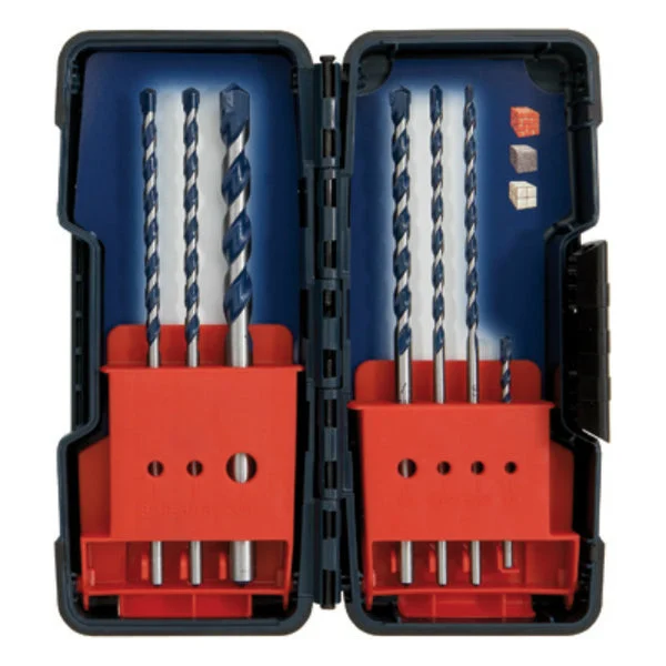 Bosch HCBG700T BlueGranite Hammer Drill Masonry Bits 7-Piece Set