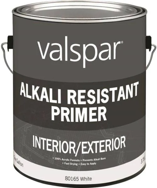 Valspar 80165 Alkali Resistant Primer 1 Gallon for Masonry and Concrete