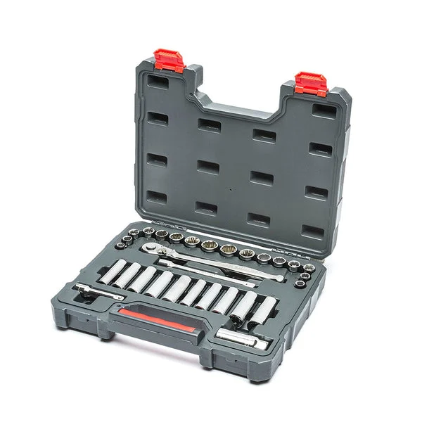 Crescent CTK30SETN Standard Deep SAE Metric Mechanics Tool Set 30-Piece