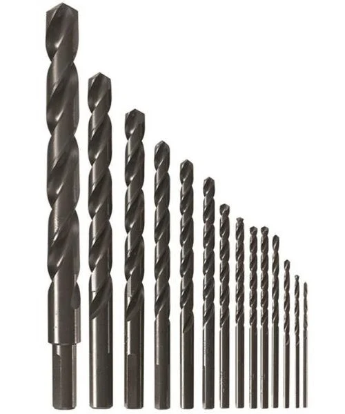 Bosch BL14 Black Oxide Metal Drill Bit Set 14 Piece High-Speed Steel Bits