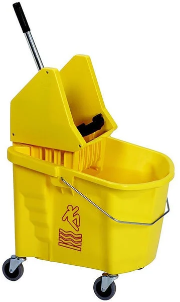 Continental Commercial 335-37YW 35-Quart Combo Mop Bucket for Cleaning