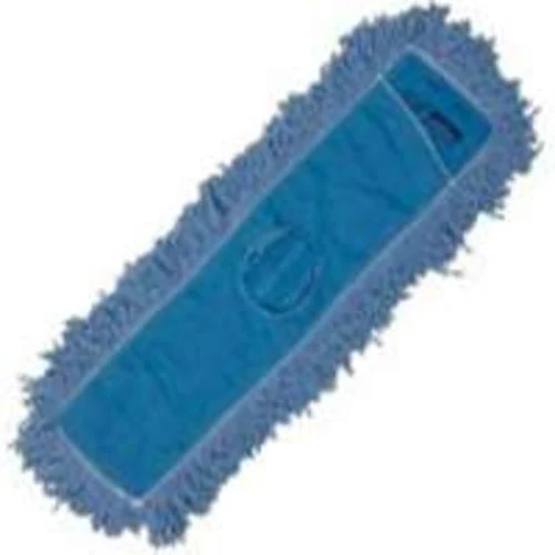 Rubbermaid J25500BL00 Blend Twisted Loop Dust Mop Head 5 x 36 Inches Blue for Hard Floors