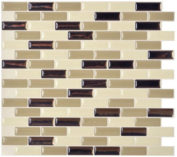 Smart Tiles SM1035-6 Mosaic Adhesive Decorative Wall Tile Dune Peel and Stick Backsplash