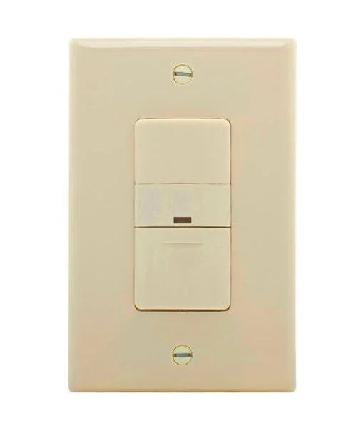 Cooper Wiring OS306U-LA-K 3-Way Occupancy Sensor Decorator Light Switch