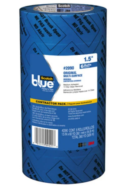 ScotchBlue 2090-36A-CP Original Multi-Use Painter's Tape 1.41 Inches x 60 Yards 6-Roll Pack
