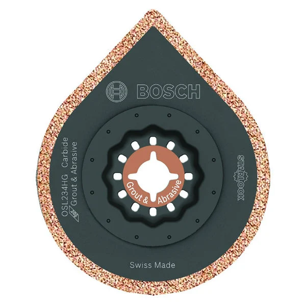 Bosch Starlock Hybrid Grout Blade 2-3/4 Inch 0.125 Inch for Tile and Grout Removal
