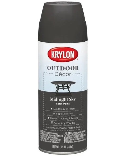 Krylon K09324000 Outdoor Decor Spray Paint 12 Oz Weather Resistant Finish