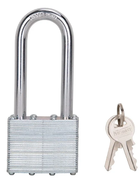 ProSource HD00024L-3L Laminated Padlock 2-Inch Shackle for High Security