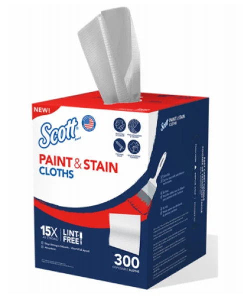 Scott 53946 Paint Cleaning Cloth White Reusable Paint Wipe