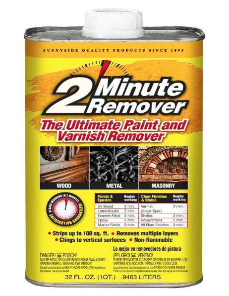 Sunnyside 63932 2 Minute Paint & Varnish Remover 1 Quart Fast Acting