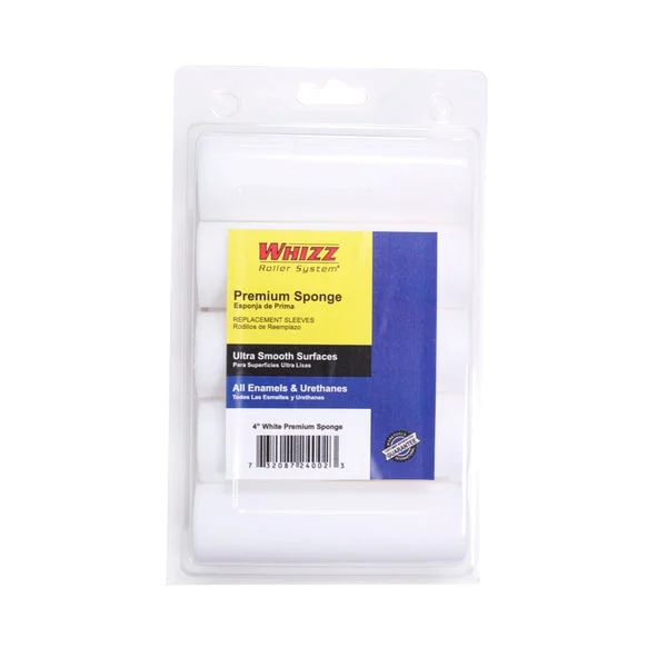 Whizz 24002 Premium Concave Foam Roller White 4 Inch