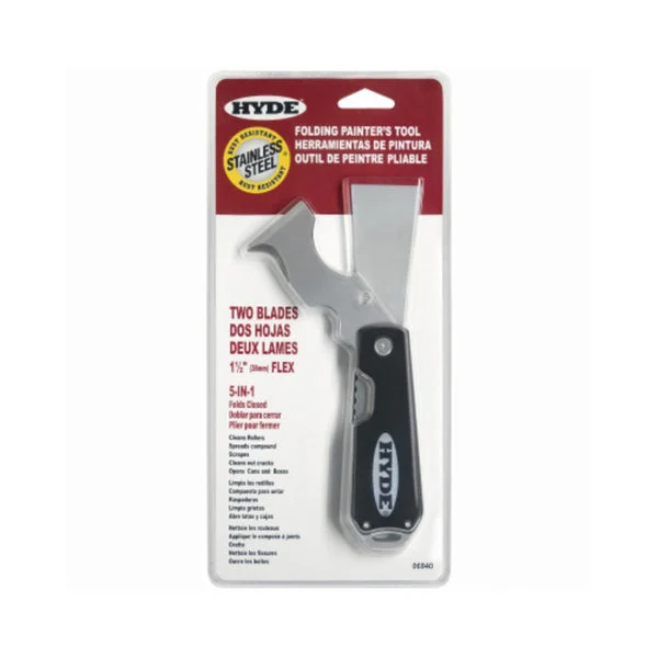 Hyde 06940 1-1/2 Inch Dual Blade Folding Painters Tool
