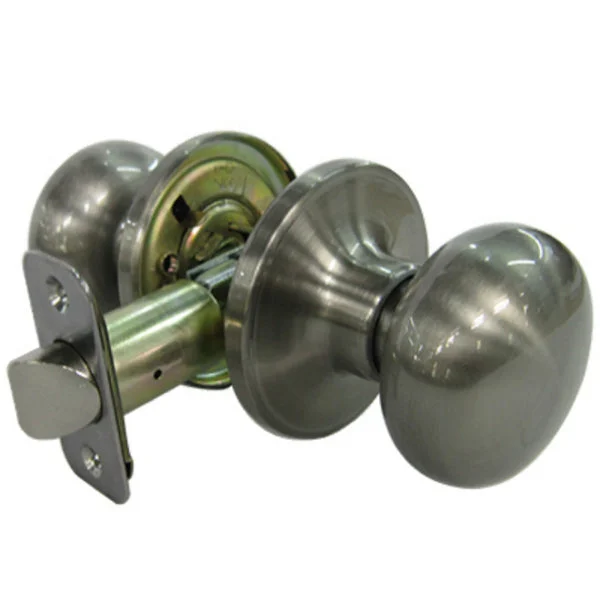 Taiwan Fu Hsing TFX230B Mushroom Passage Knob Set in Satin Nickel
