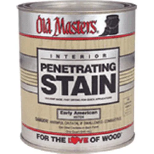 Old Masters 40204 Qt Penetrating Stain Golden Oak Wood Finish