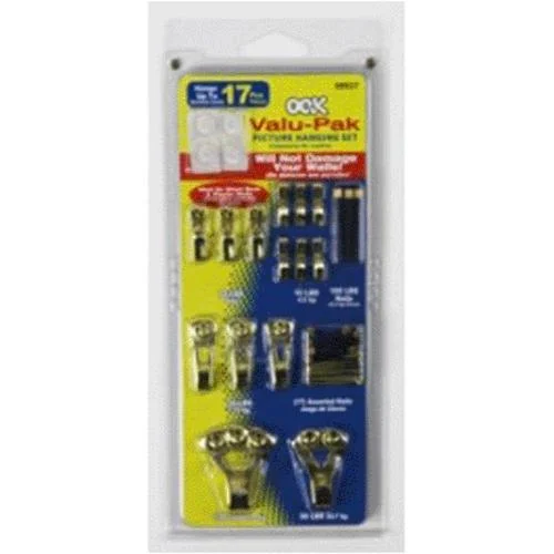 Ook 535622 Picture Hanging Value Pack with Hooks and Nails