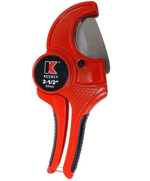 Keeney K840-102 Pipe Cutter 2-1/2 Inch PVC Plastic Pipe Tool