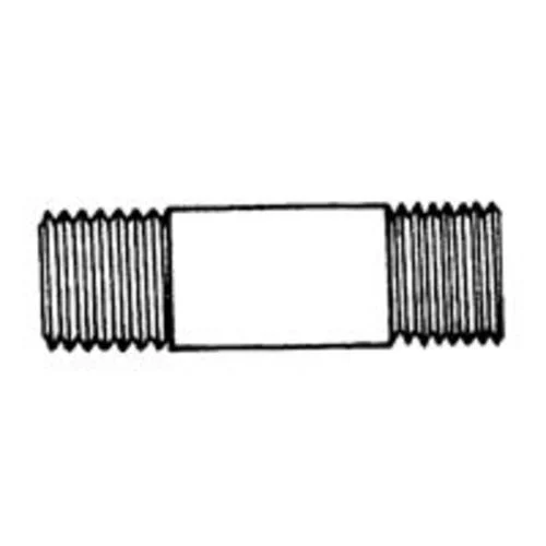 Anderson Metal 38310-0840 Brass Pipe Nipple 1/2" x 4" Durable Fitting