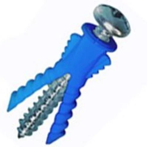 Cobra Anchors 193R Plastic Wall Anchor With Screw #8-10 x 1-1/4 Inch 20 Pack