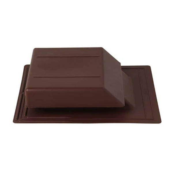 Construction Metals PRV50DBR Plastic Roof Vent Dark Brown 50 Sq.In.