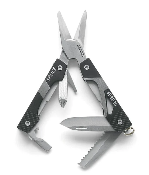 Gerber 31-000013N Splice Pocket Tool Black for Compact and Versatile Use