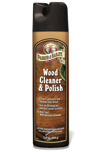 Parker & Bailey 563000 12.5 Oz Wood Cleaner and Polish Spray for Furniture Care